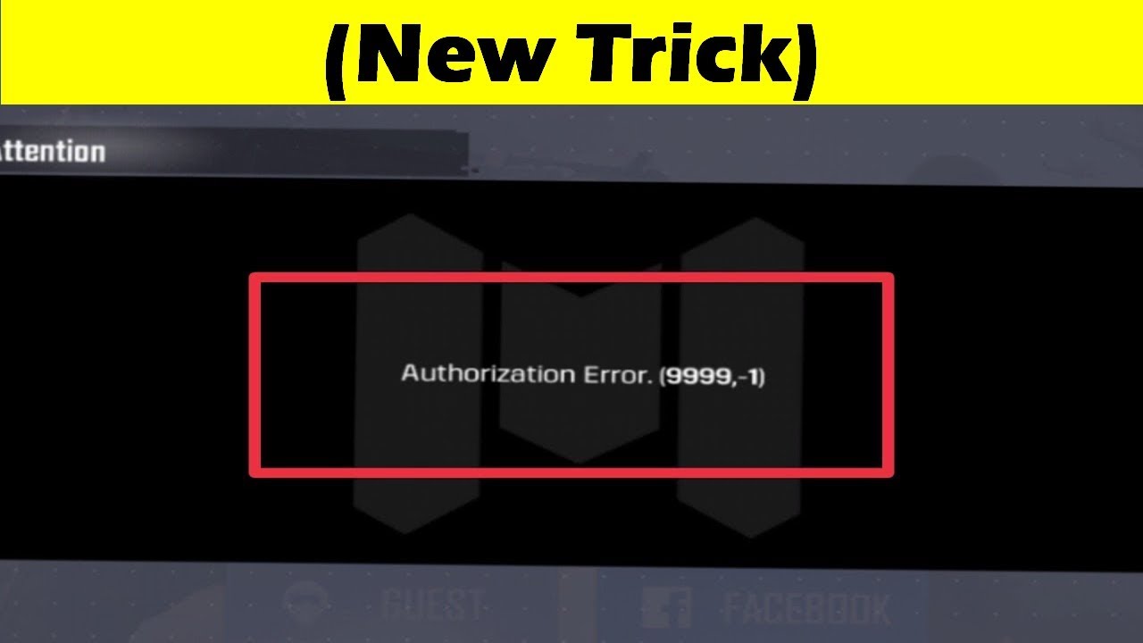 How To Fix Call Of Duty Mobile Authentication Error Android - 