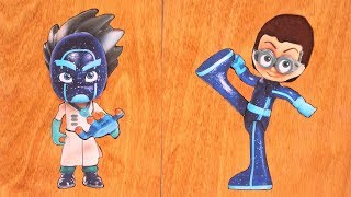 Pj Masks collect wooden puzzles with Romeo and Night Ninja screenshot 4