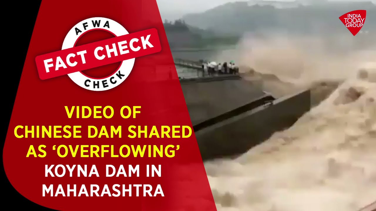 Video Of Chinese Dam Shared As 'Overflowing' Koyna Dam In Maharashtra| Fact  Check - YouTube