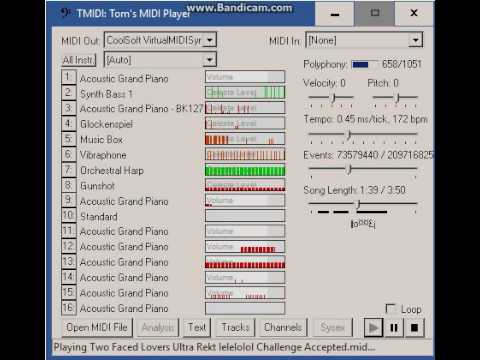 [Black MIDI] Two Faced Lovers Ultra Rekt lelelolol Challange Accepted - 我的天啊！！發生了什麼我的電腦？
MIDI By : MrBurn37000vrMade By : TheSuperMarioBros2 TheGamingNinja759 ooo 000 and Merged By Cameron Troy Russel

------------------------------