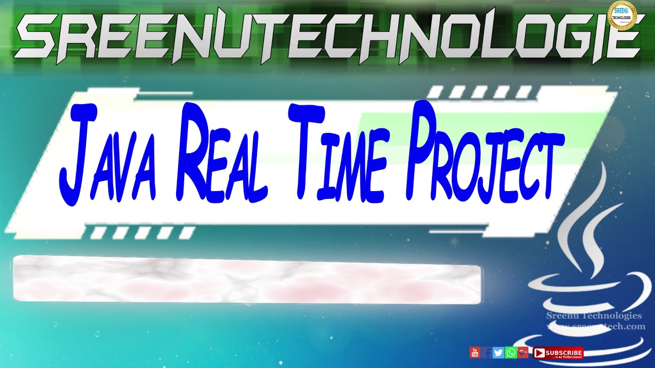 Java Real Time Project ONLINE TRAINING/Clasroom Training ... - YouTube