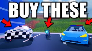 Top 10 Best Vehicles In Roblox Jailbreak Roblox Youtube - roblox jailbreak best car