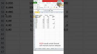 Format Cells contoh pemakaianngka Custom format part 3 #excel