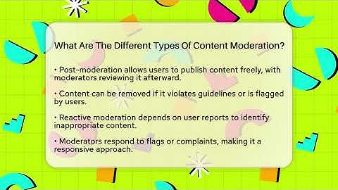 What Are The Different Types Of Content Moderation? - Everyday-Networking