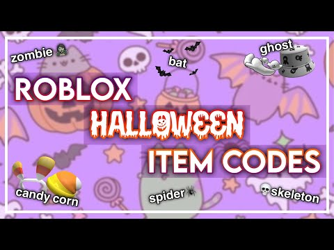 50 Roblox Halloween Hat Codes Youtube - roblox วธเอาไอเทมฟร spider antlers roblox halloween