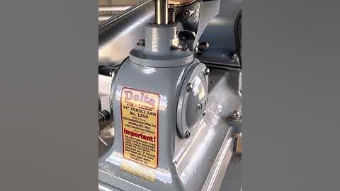 Delta 24” scrollsaw. Raised letter. RI motor.