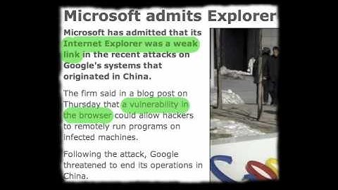 The Operation Aurora Internet Explorer exploit - live!