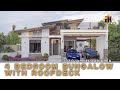 4 Bedroom Bungalow with Roof Deck HOUSE DESIGN | 137 sqm. | Exterior & Interior Animation