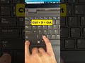 Most Useful Basic Shortcut Keys Of Computer #computer #laptop #viralshorts