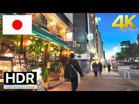 【4K HDR】🇯🇵Evening Walk in Shin-Kobe, Japan