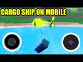 ATTEMPTING CARGO SHIP on MOBILE | Roblox Jailbreak