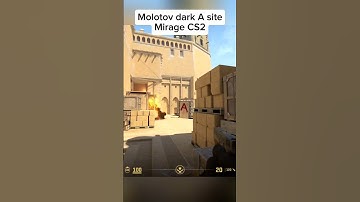 Molotov in dark from Tetris A site Mirage CS2 #cs2 #smoke #molotov #кс2 #смок #мираж #mirage #music