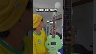 A origem da minha guitarra BIZARRA 👀 #shorts
