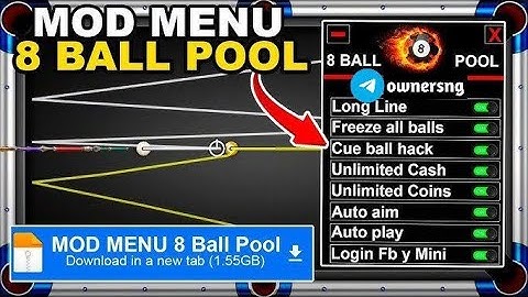 ❤️ 8ball Mod Menu for Android/iOS | Long Line Aimbot - 8ball Pool Hacks 