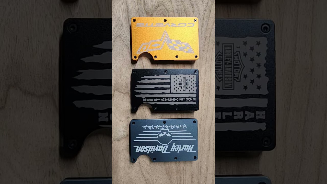 laser-engraved wallets text me for your order