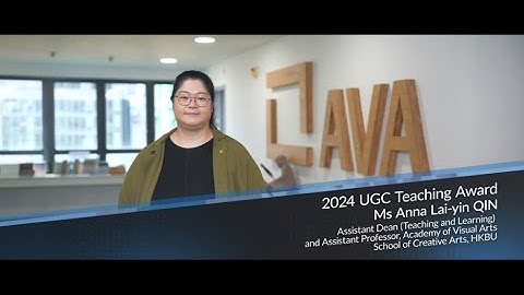 Awardee of 2024 UGC Teaching Award - Ms Anna Lai-yin QIN