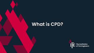 What is CPD - IFE CPD Series 1 of 3