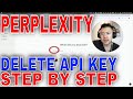 ✅  How To Delete Remove Perplexity ai API Key🔴