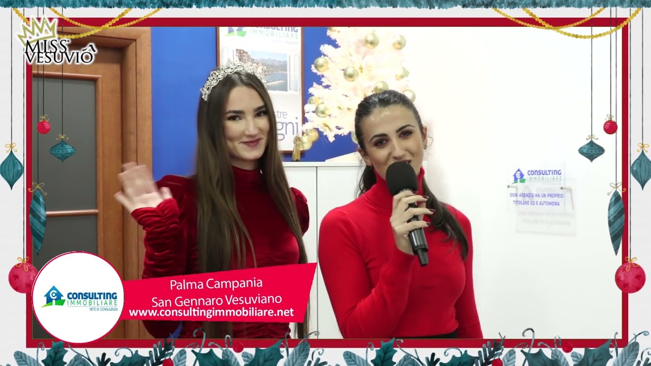 Speciale Natale con Miss Vesuvio 2025 partner Consulting Immobiliare 