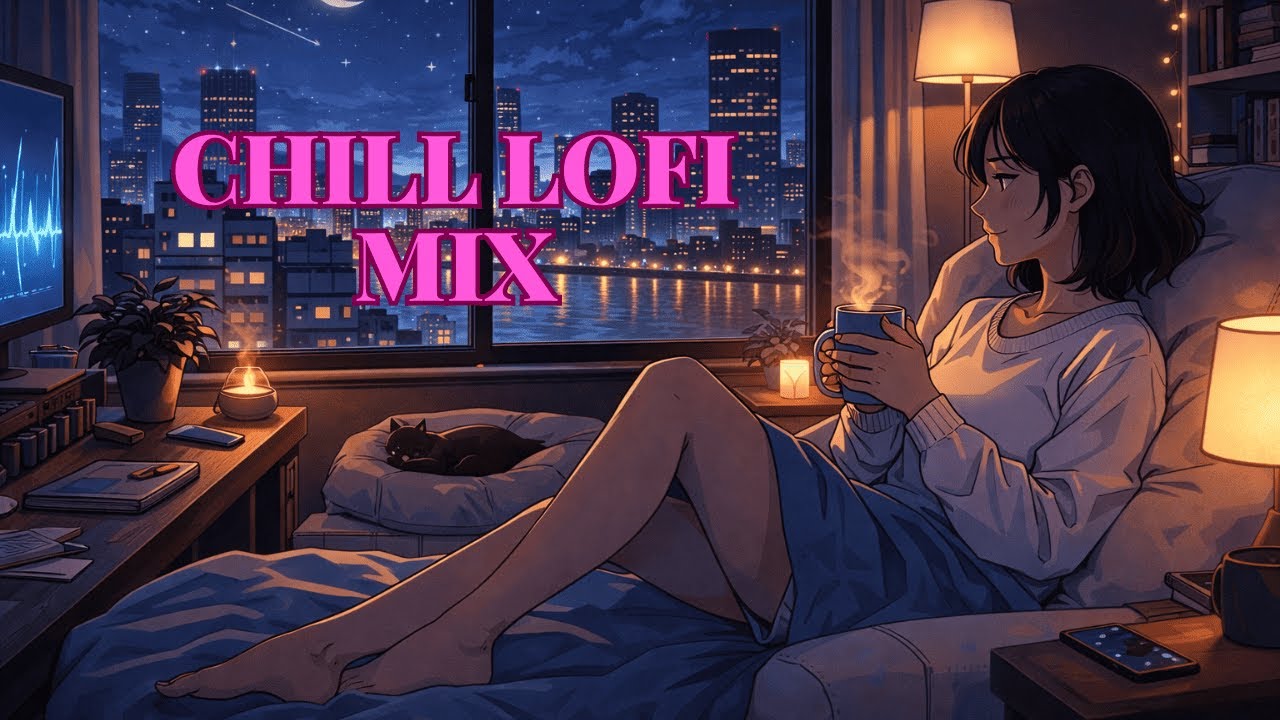 LoFi Mix [1 Hour] | Chill | After Midnight | Cozy Night Mix 🌙