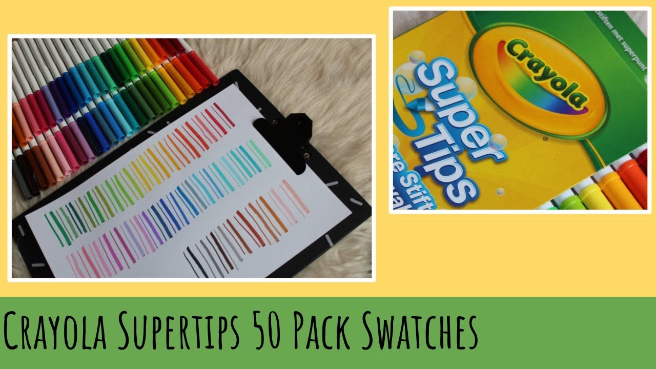 Crayola SuperTips Washable Markers - 50 count