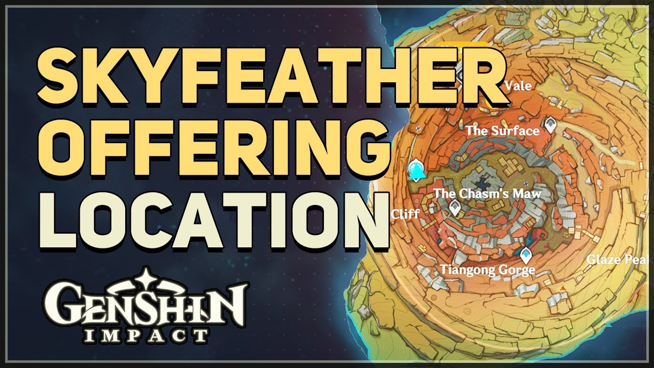 Skyfeather Location Genshin Impact