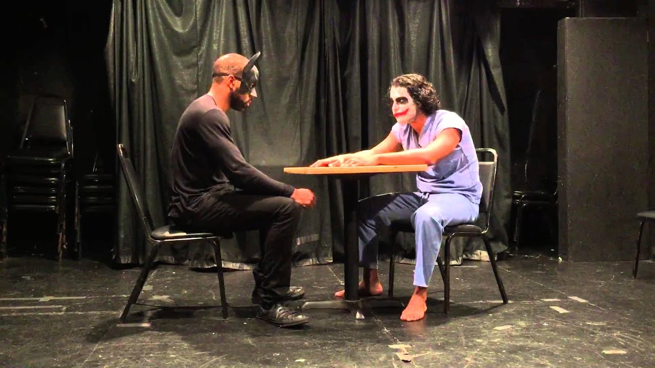 Joker interrogation scene (theatre)