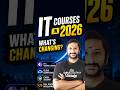 IT Courses in 2026: What’s Changing? | Career Guide | Kaashiv Infotech