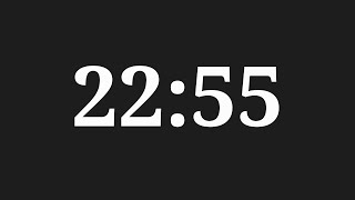 22 Minutes 55 Seconds Countdown Timer