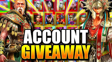 FREE ACCOUNT GIVEAWAY! AWESOME ROSTER | Raid: Shadow Legends