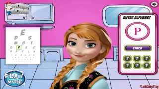 Online Disney Frozen Games - Anna At The Eye Doctor Game screenshot 5