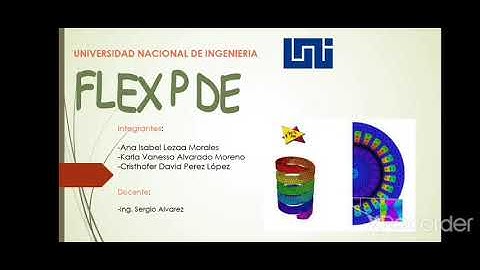 Presentación de FLEXPDE