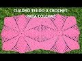 Cuadrado a crochet rombos en punto popcorn paso a paso para colchas y cojines