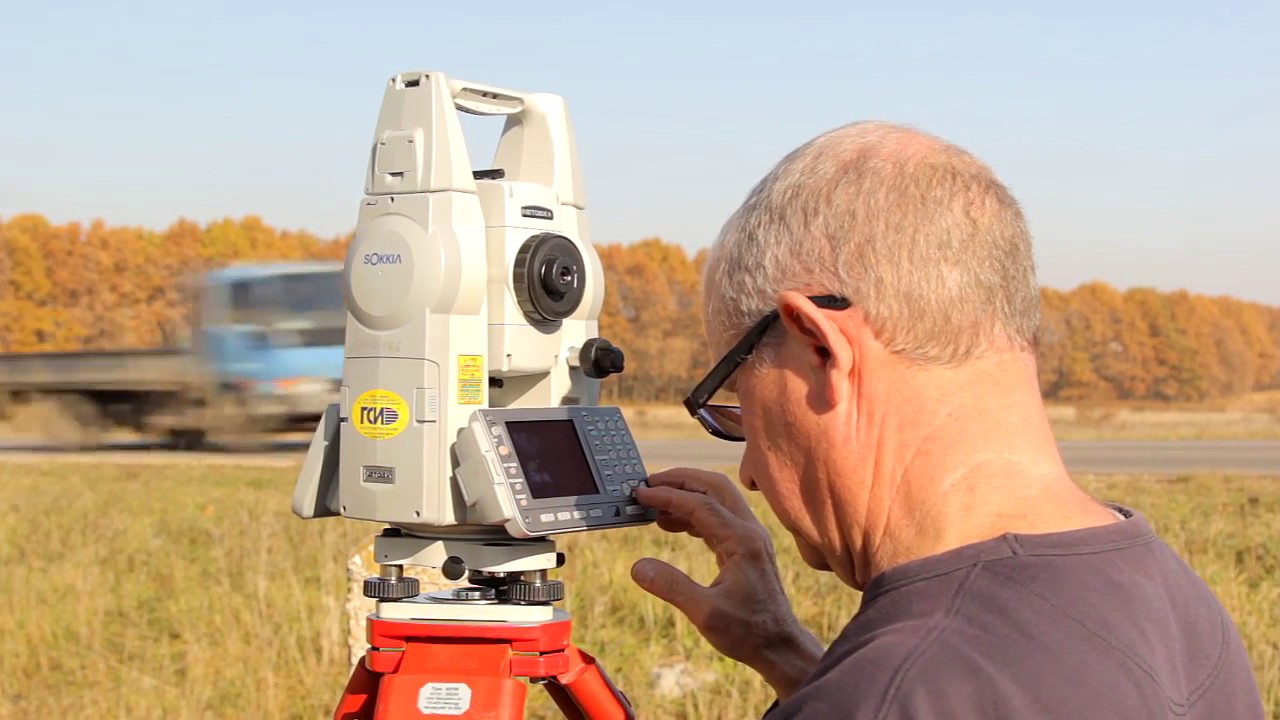 Sokkia NET05X. Измерение длин линий базиса "Тульский".