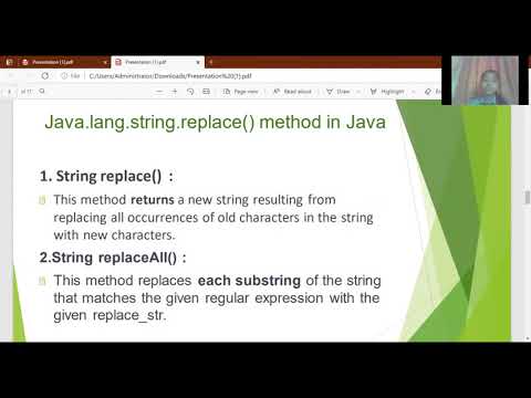 Implement find and replace functionality using java
