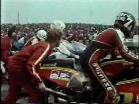 Trans Atlantic motorcycle race Mallory Park