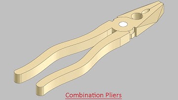 Combination Pliers || SolidWorks Tutorial