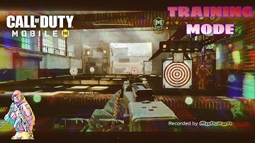 HOW TO ENTER TRAINING MODE IN CALL OF DUTY MOBILE(COD) | BEST TRAINING GROUND I 🔥