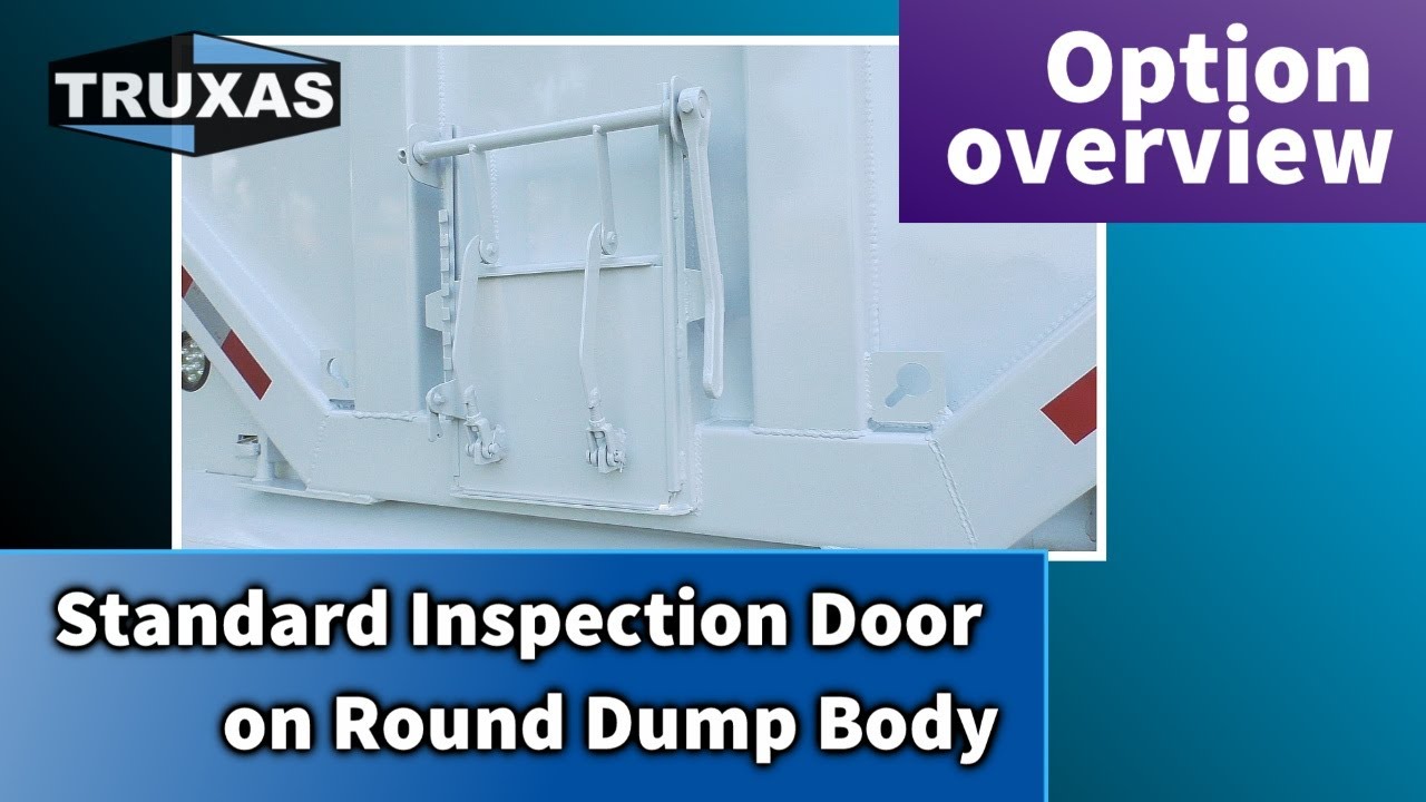 Standard Inspection Door on Round Dump Body Option overview YouTube