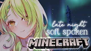 【Minecraft】 Late night, soft spoken, & comfy Minecraft 🌙 screenshot 1
