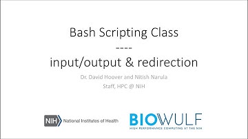 Bash Scripting Class: Input/Ouput & Redirection