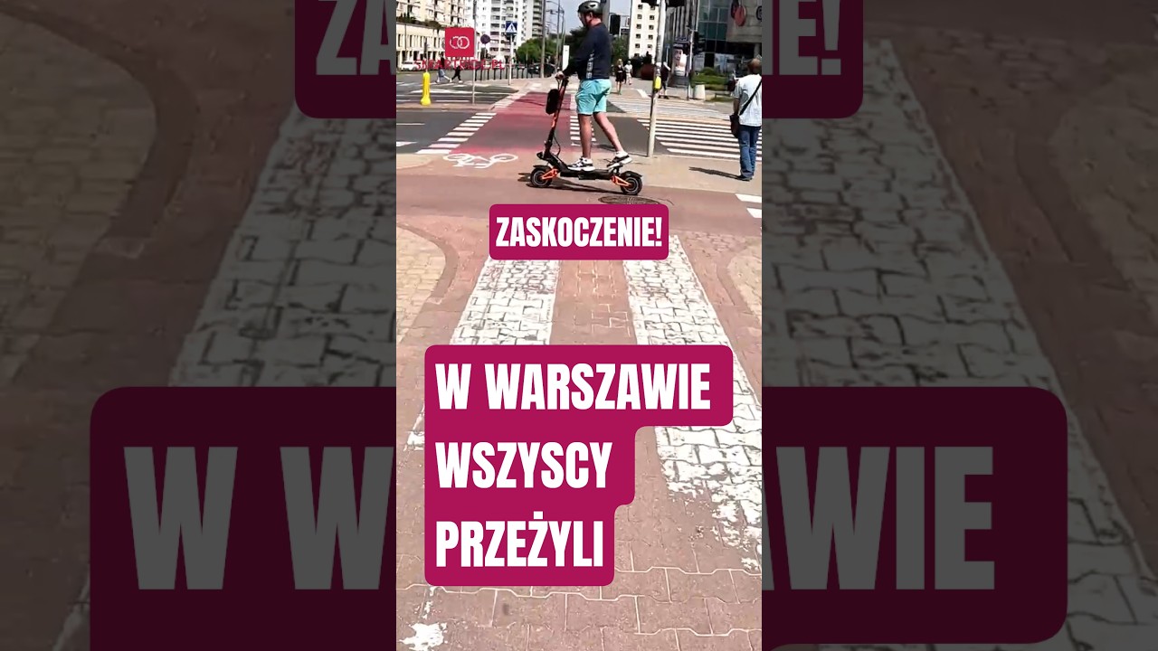 Warszawa: NIKT NIE ZGINĄŁ w 2025 roku na e-hulajnodze, rowerze, UTO i UWR