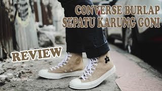 converse burlap