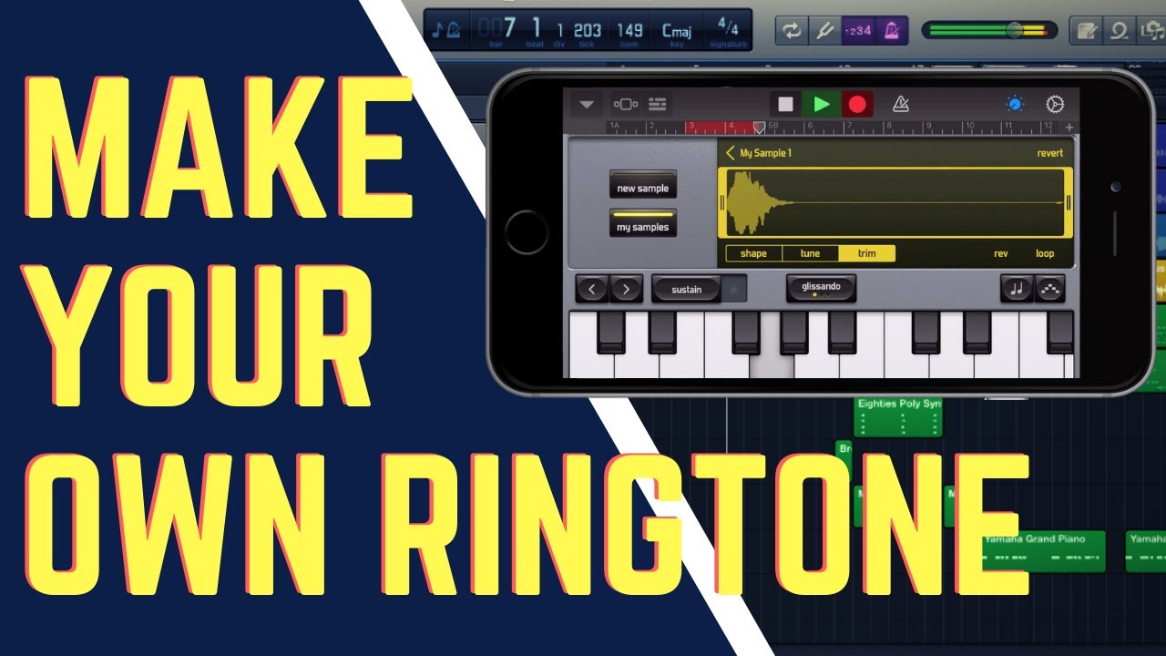 change iphone ringtone using garageband