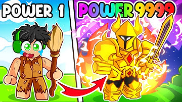 Upgrading from NOOB to GOD in Roblox LOOTIFY!