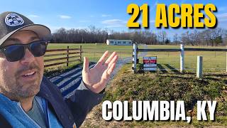 Private Gated Kentucky Homestead on 21 Acres | Pond, Barn, Fencing | Columbia, KY