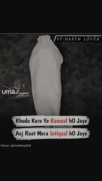 Zindagi Mout Tere Manzil Hai|Sad Shayari Status|Sad Poetry Status| Death Status|Death sad status