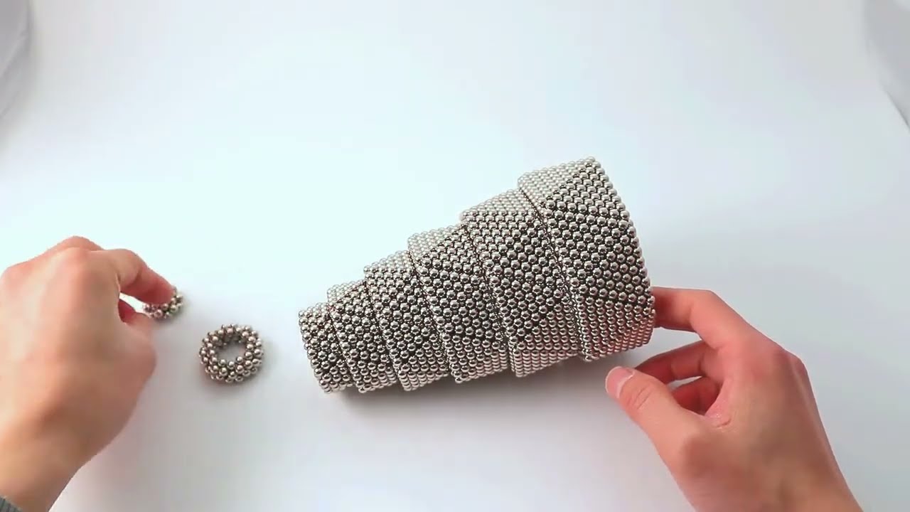 Using magnetic balls to make winter bamboo shoots zenmagnet neoballs nanodots