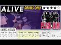 Alive (DRUMS ONLY) - Pearl Jam | DRUM SCORE Sheet Music | #708 DRUMSCRIBE