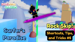 How To Do One of The BIGGEST SHORTCUTS in Superstar Racers Surfer s Paradise Rock Skip